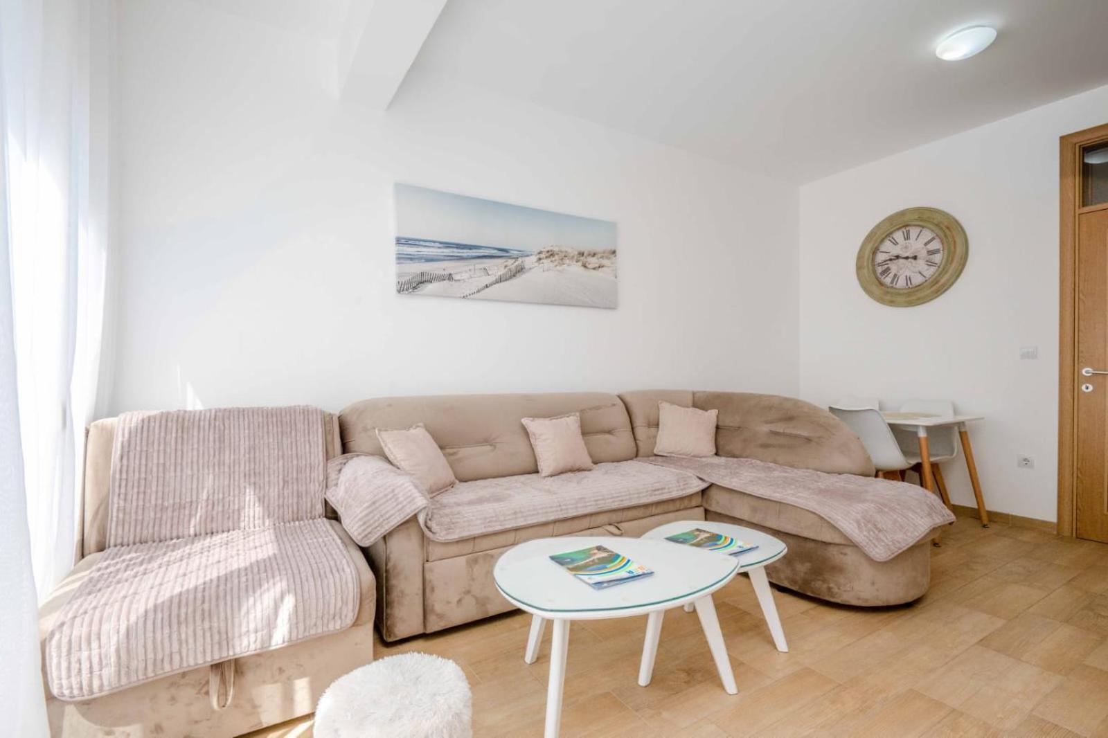 1Bd Modern Apt In Dobra Voda With Roof Access "Moka" Bar Exterior photo