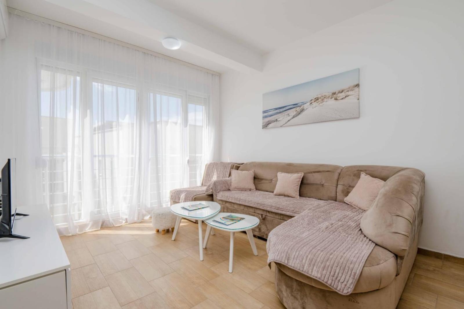 1Bd Modern Apt In Dobra Voda With Roof Access "Moka" Bar Exterior photo